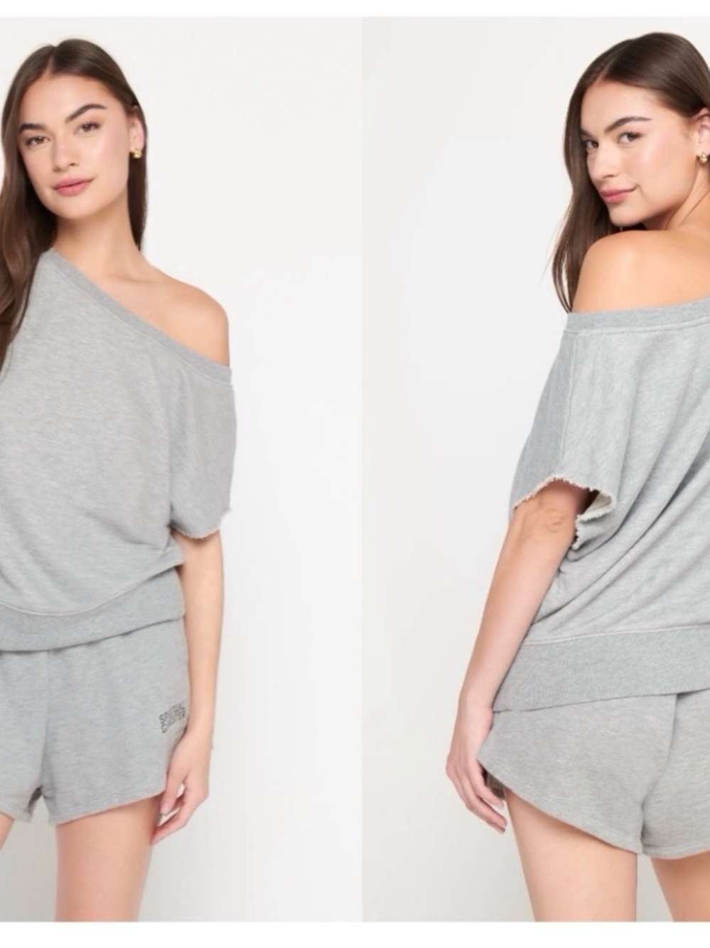 SPIRITUAL GANGSTER Off-Shoulder shortsleeved sweatshirt - Large